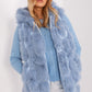 A.T.  European Women's Faux Fur Hooded Winter Vest/Gilet-up to 3XL