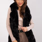 A.T.  European Women's Faux Fur Hooded Winter Vest/Gilet-up to 3XL