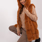 A.T.  European Women's Faux Fur Hooded Winter Vest/Gilet-up to 3XL