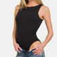 Zenana Ribbed Double Layered Bodysuit