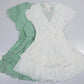 ONE & ONLY COLLECTIVE V Neck Tiered Mini Romper