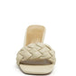 RAG & Co. Woven Strap Spool High Heels Slipper Sandals