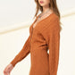 HYFVE Junior "Choose Chic" Cable-Knit Mini Dress