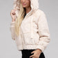 AMBIANCE APPAREL Fluffy Zip-Up Teddy Hooded Coat