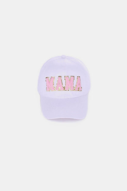 ZENANA "MAMA" Chenille Patch Baseball Cap