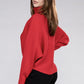 ZENANA Viscose Dolman Sleeve Turtleneck Sweater