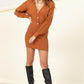 HYFVE Junior "Choose Chic" Cable-Knit Mini Dress