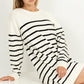 HYFVE Casually Chic Striped Sweater Dress