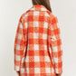 DAVI & DANI Fuzzy Boucle Textured Double Breasted Coat Jacket
