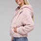 AMBIANCE APPAREL Fluffy Zip-Up Teddy Hooded Coat