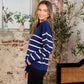 SEW IN LOVE Striped Round Neck Sweater