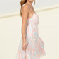 HYFVE Flirty Floral Tie-Strap Midi Dress