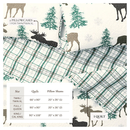 3-Piece Lodge Quilt - Wilderness Collection