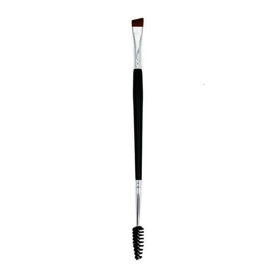 Brow Groomer/Angle Liner Brush Duo