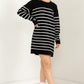 HYFVE Casually Chic Striped Sweater Dress