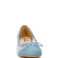 RAG & Co. Tudum Rhinestone Detail Low-Heels Denim Ballerina Pumps