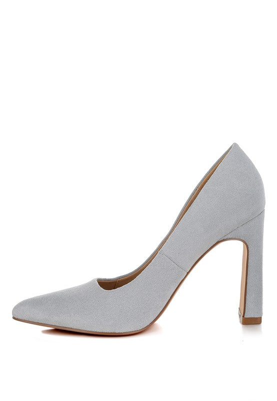 Uboa Slim Block Heel Pumps