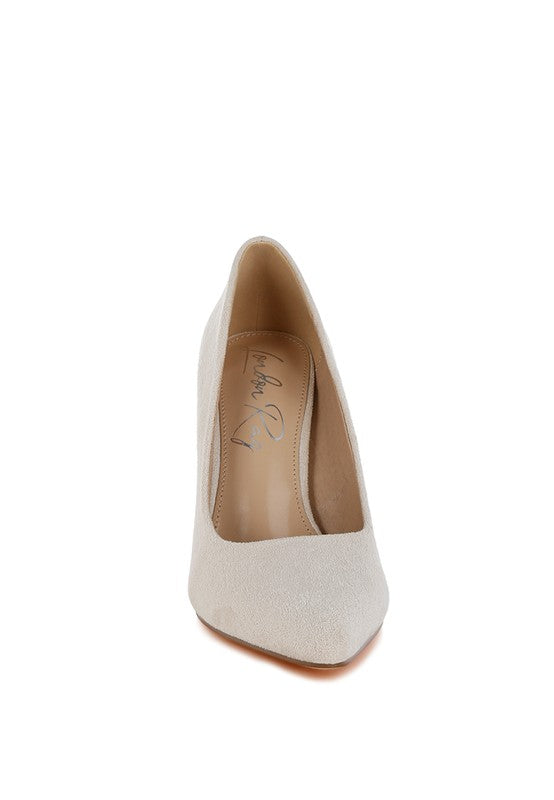 Uboa Slim Block Heel Pumps