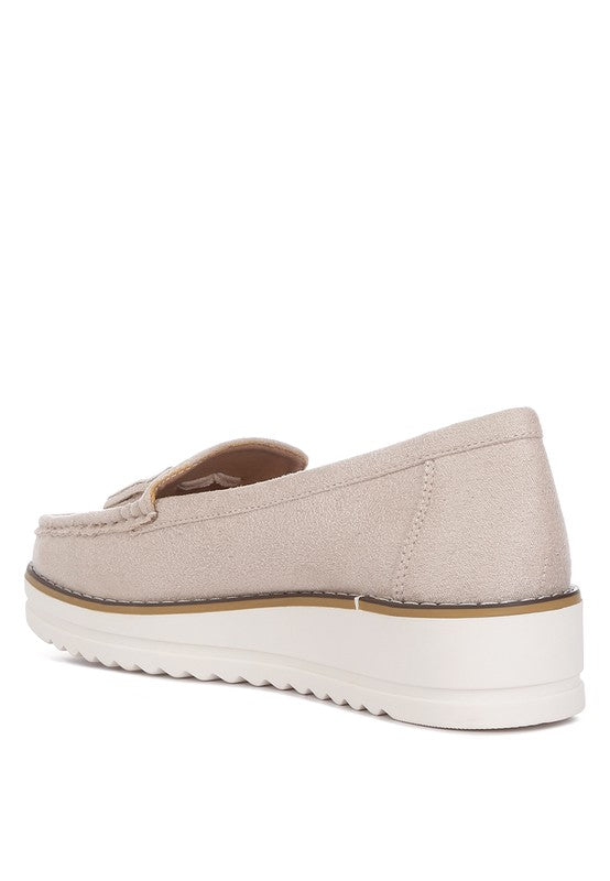 RAG &Co. Daiki Platform Lug Sole Tassel Loafers