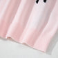 SYNZ Blush Pink Winter Sweater with Bow Pattern Bow