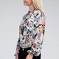 NUVI APPAREL Chiffon Floral Blouse