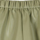 LILOU Vegan leather shorts