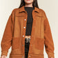 JADE BY JANE Faux Fur and Suede Jacket JJO5028
