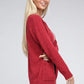 ZENANA Melange Open Front Sweater Cardigan