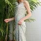 LILOU Casual Floral Print Dress with Cowl Neck & Open Back - SL summer dress