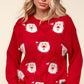 Haptics Santa Sparkle Brushed Sweater