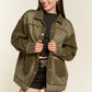 JADE BY JANE Faux Fur and Suede Jacket JJO5028P