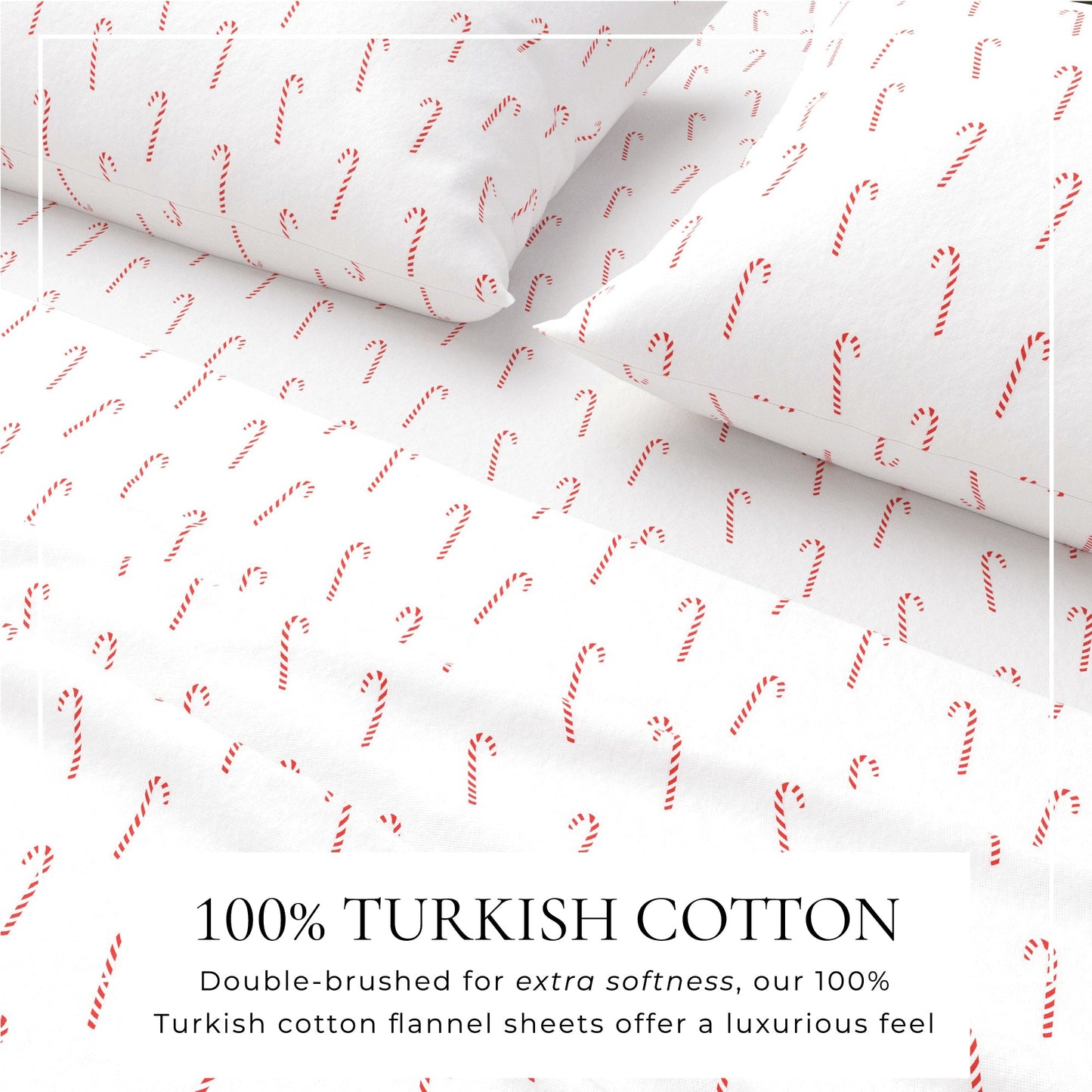 100% Turkish Cotton Flannel Sheet Sets - Boulder Collection