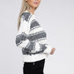 NUVI APPAREL Two Tone Drop Shoulder Sweater