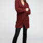 BIBI Twist Knitted Open Front Cardigan with Pockets