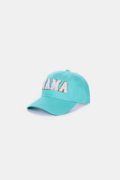ZENANA "MAMA" Chenille Patch Baseball Cap
