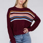 AMBIANCE APPAREL Striped Pullover Knit Sweater