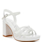 Sparks Fly Glitter Strappy Block Sandals