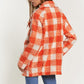 DAVI & DANI Fuzzy Boucle Textured Double Breasted Coat Jacket