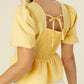 LILOU Bubbles sleeved blouse with peplum