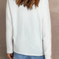 Maple Leaf Round Neck Long Sleeve T-Shirt
