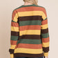 BOMBOM Fall Multi-Color StripedTop