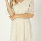 NUVI APPAREL A line tiered dress