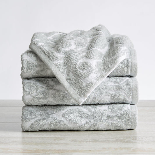 4 Pack Jacquard Hand Towels - Cassie Collection