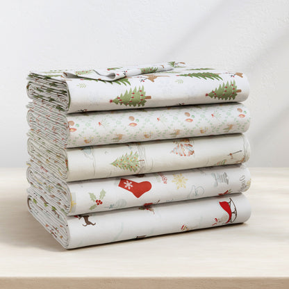 100% Turkish Cotton Flannel Sheet Sets - Boulder Collection