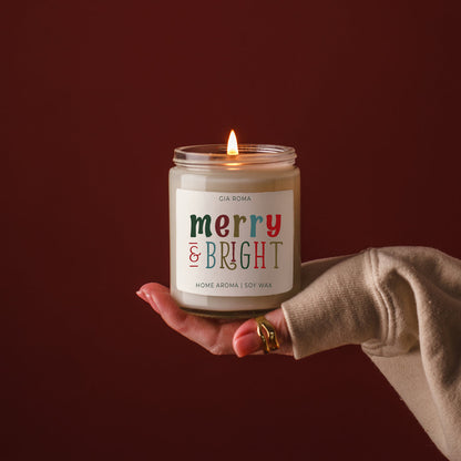 Merry + Bright Candle