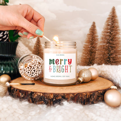 Merry + Bright Candle