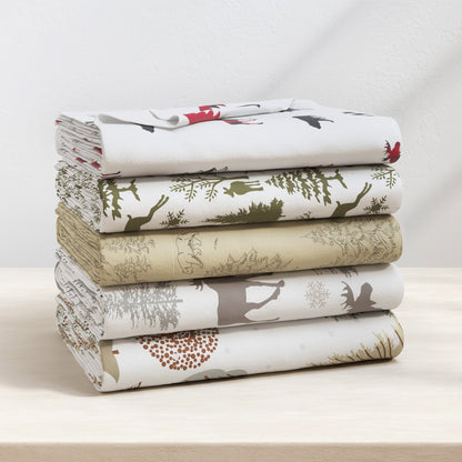 100% Turkish Cotton Flannel Sheet Sets - Boulder Collection