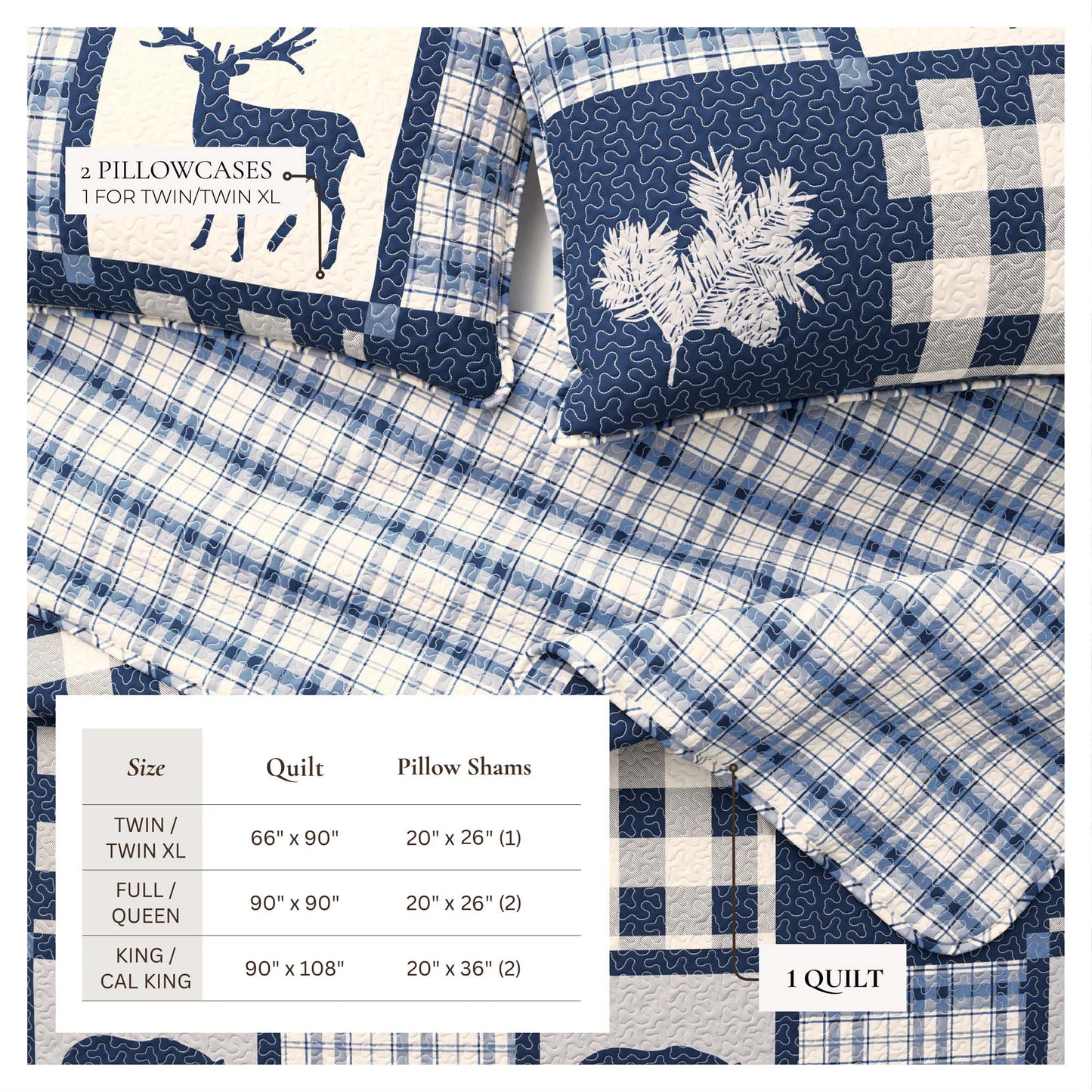 3-Piece Lodge Quilt - Stonehurst Collection