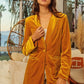BiBi Single-Breasted Marigold Long Sleeve Blazer
