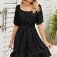 X & D Chic Back-tie Ruffle Hem Sundress-up to 2XL